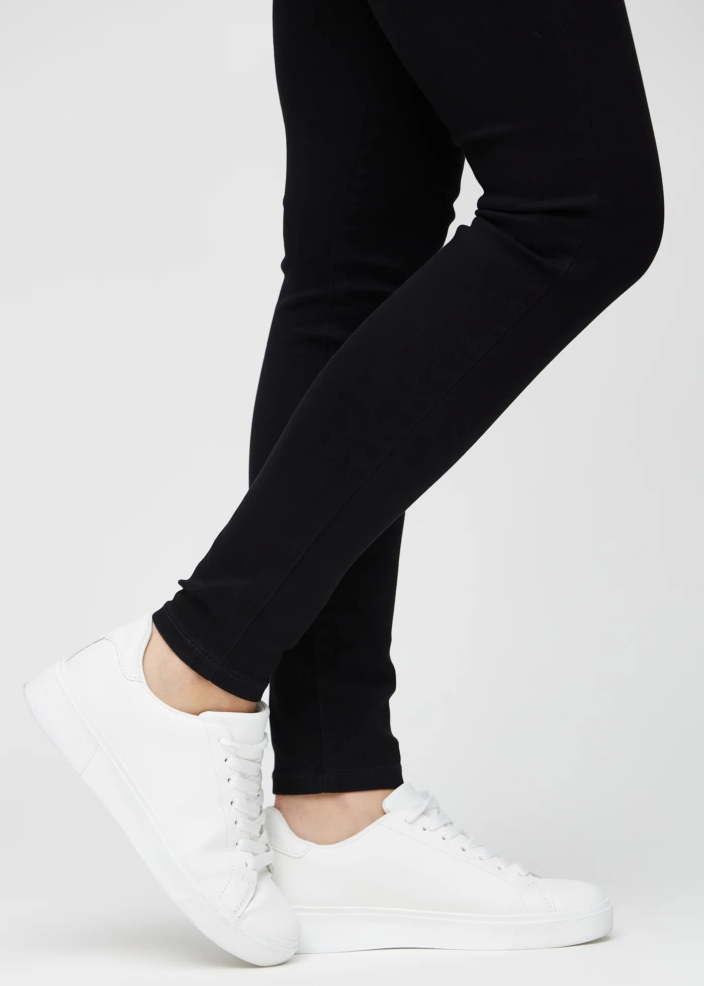 No Fade Black Jeans for Women - Slim Fit Women