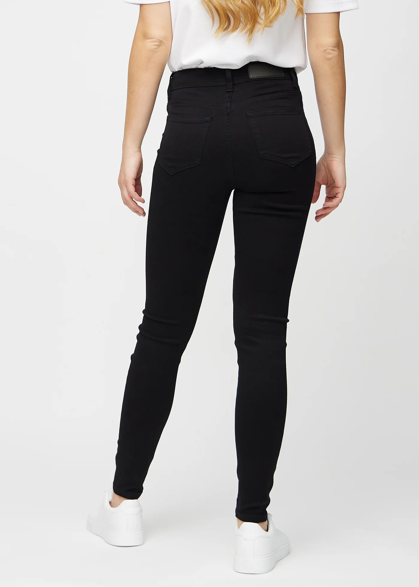 No Fade Black Jeans for Women - Slim Fit Women