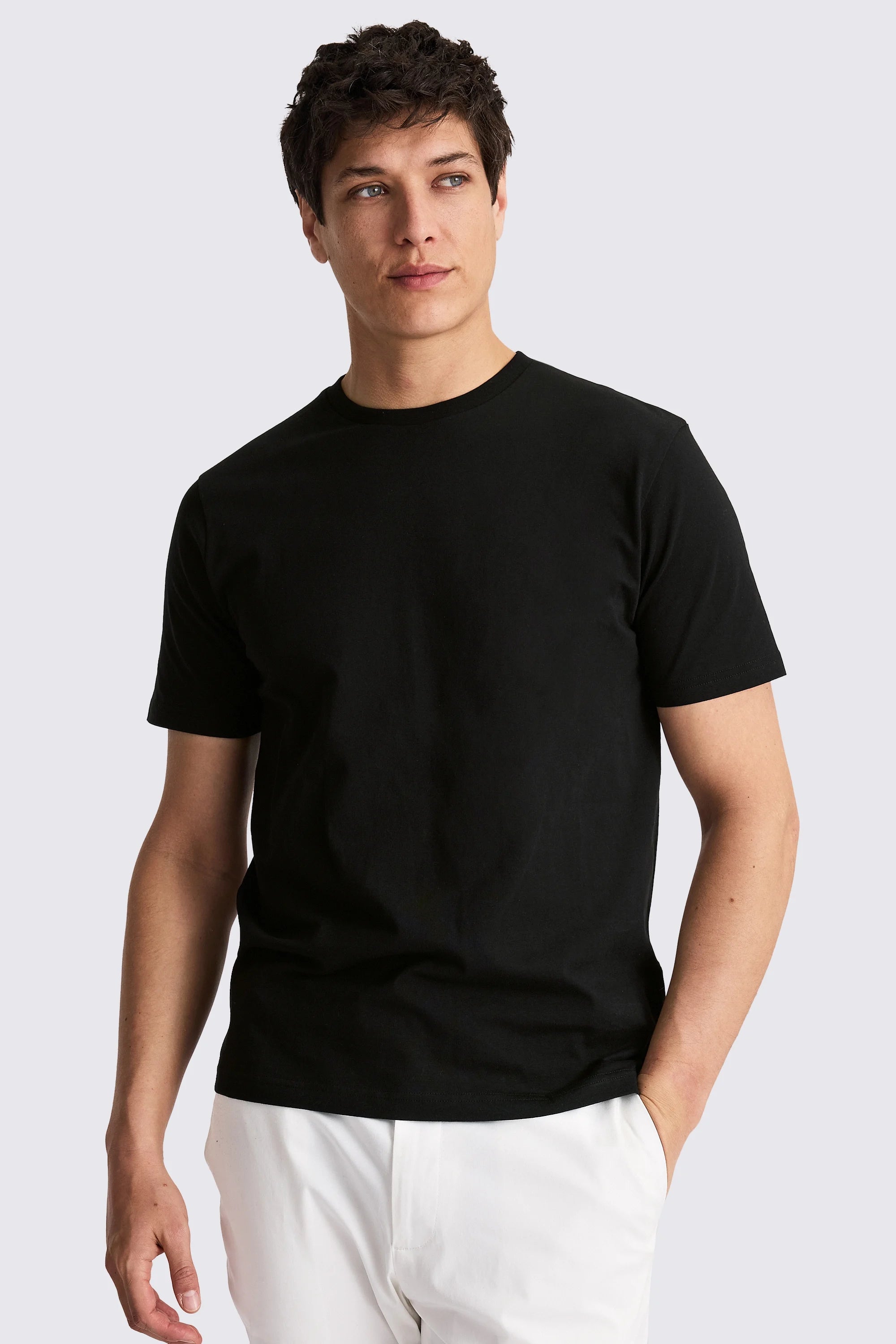 No Fade Black T-Shirt for Men