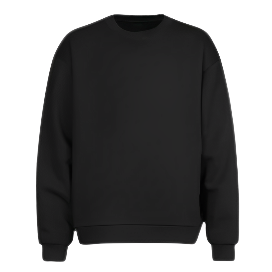 no fade black sweatshirt