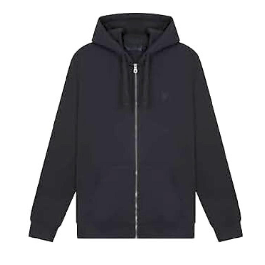 no fade hoodie black