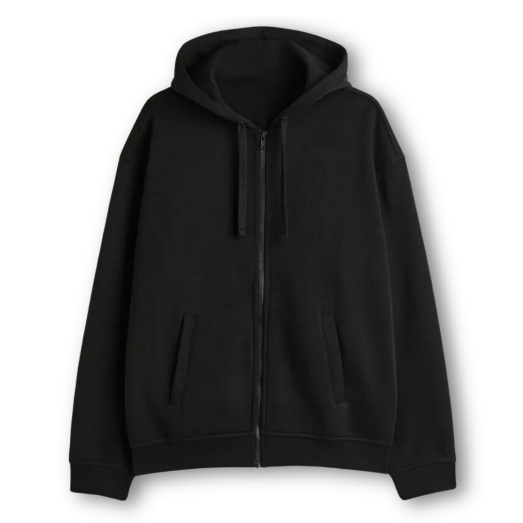no fade hoodie black