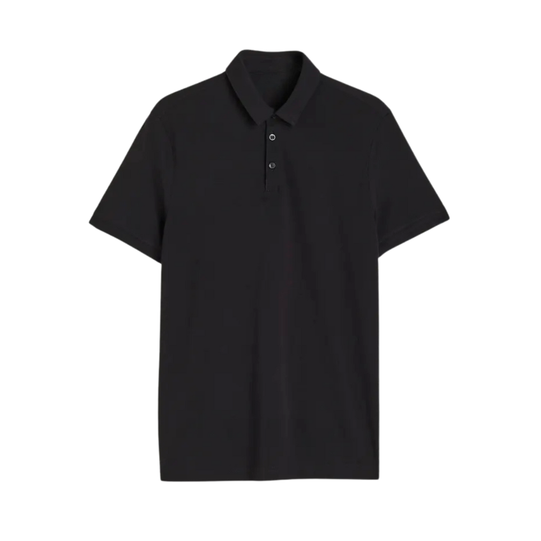 black polo shirt for men