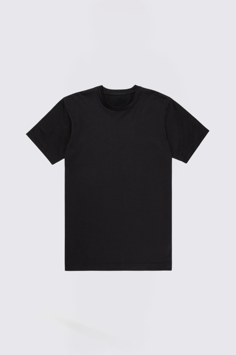 No Fade Black T-Shirt for Men