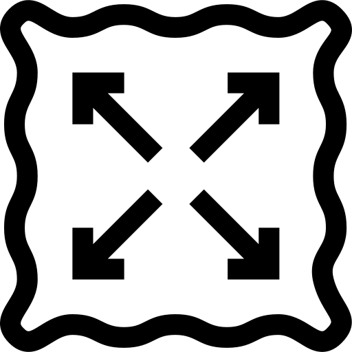 stretchable icon