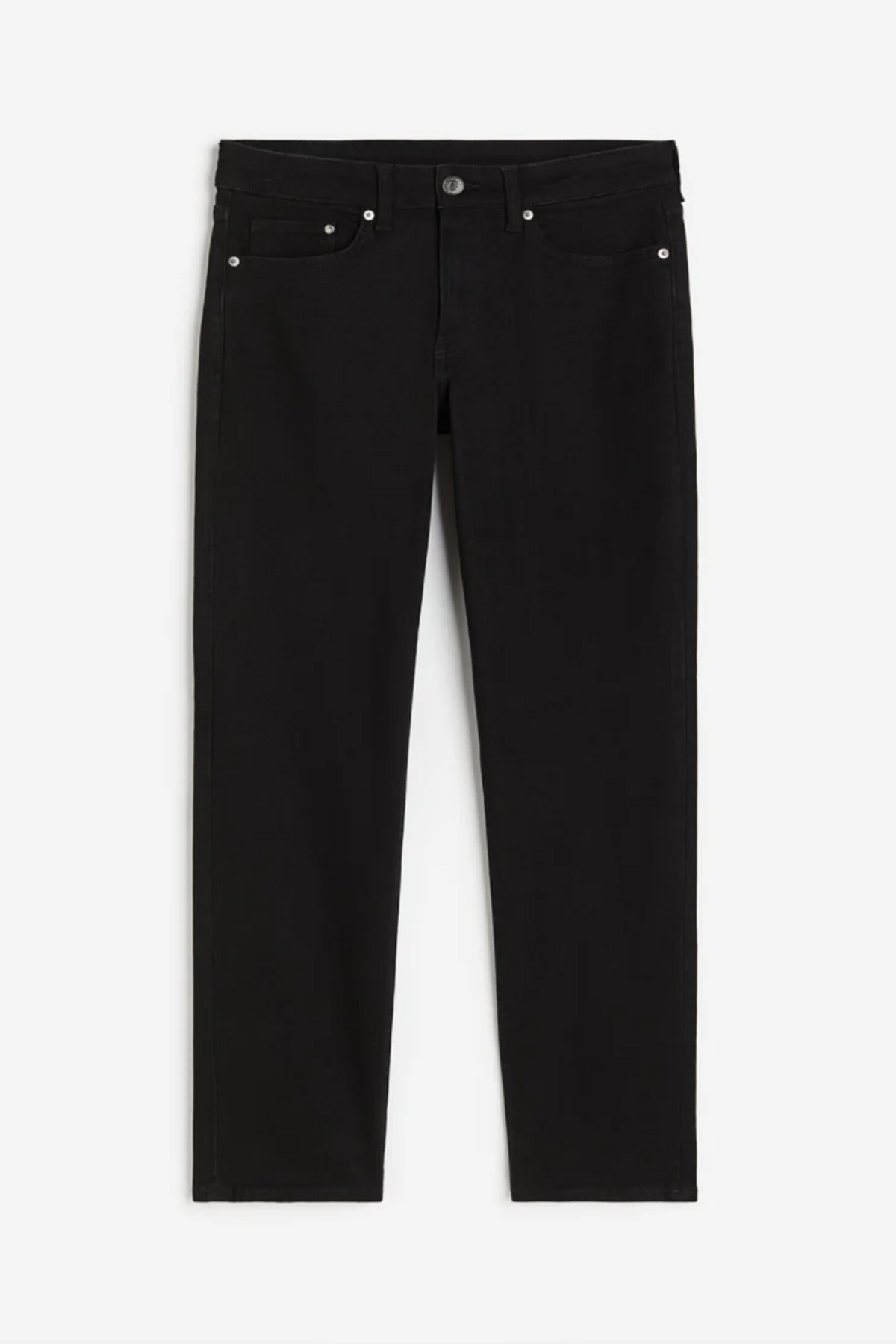 No Fade Black Jeans for Men - Premium Stretchable Denim
