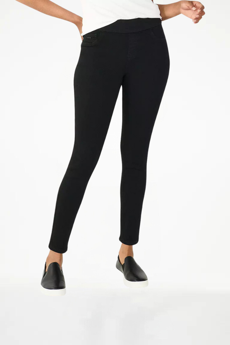 Buy No Fade Black Jeggings for Women High Waist, Slim Fit